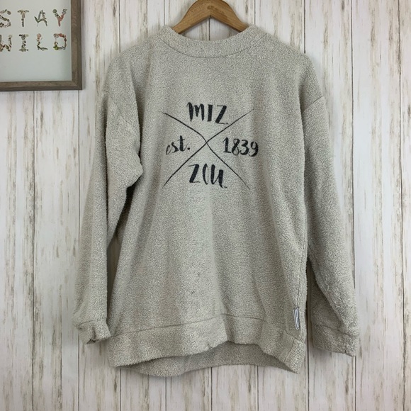 Woolly Threads Sweaters - Mizzou Woolly Threads Sweatshirt Sz L